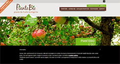 Desktop Screenshot of piantebio.com